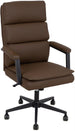 Office Chair Wrexham | size: Width: 65cm, Height: 115cm, Depth: 72cm | color: Brown | image: 1 | variant: 1001218