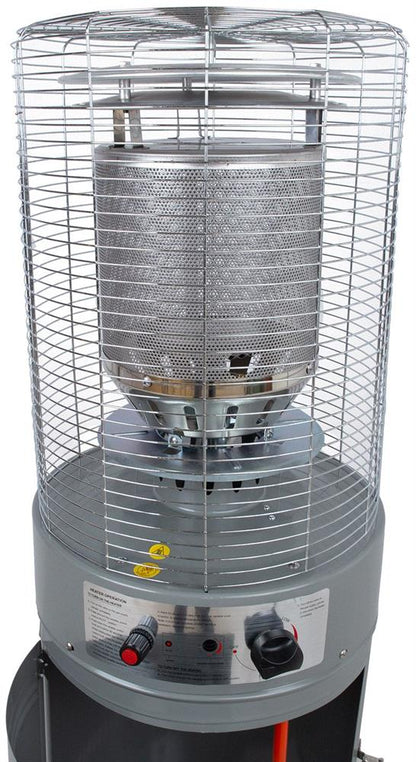 Patio Gas Heater East Ashby | size: Height: 135cm | color: Gray | image: 3 | variant: 1006399