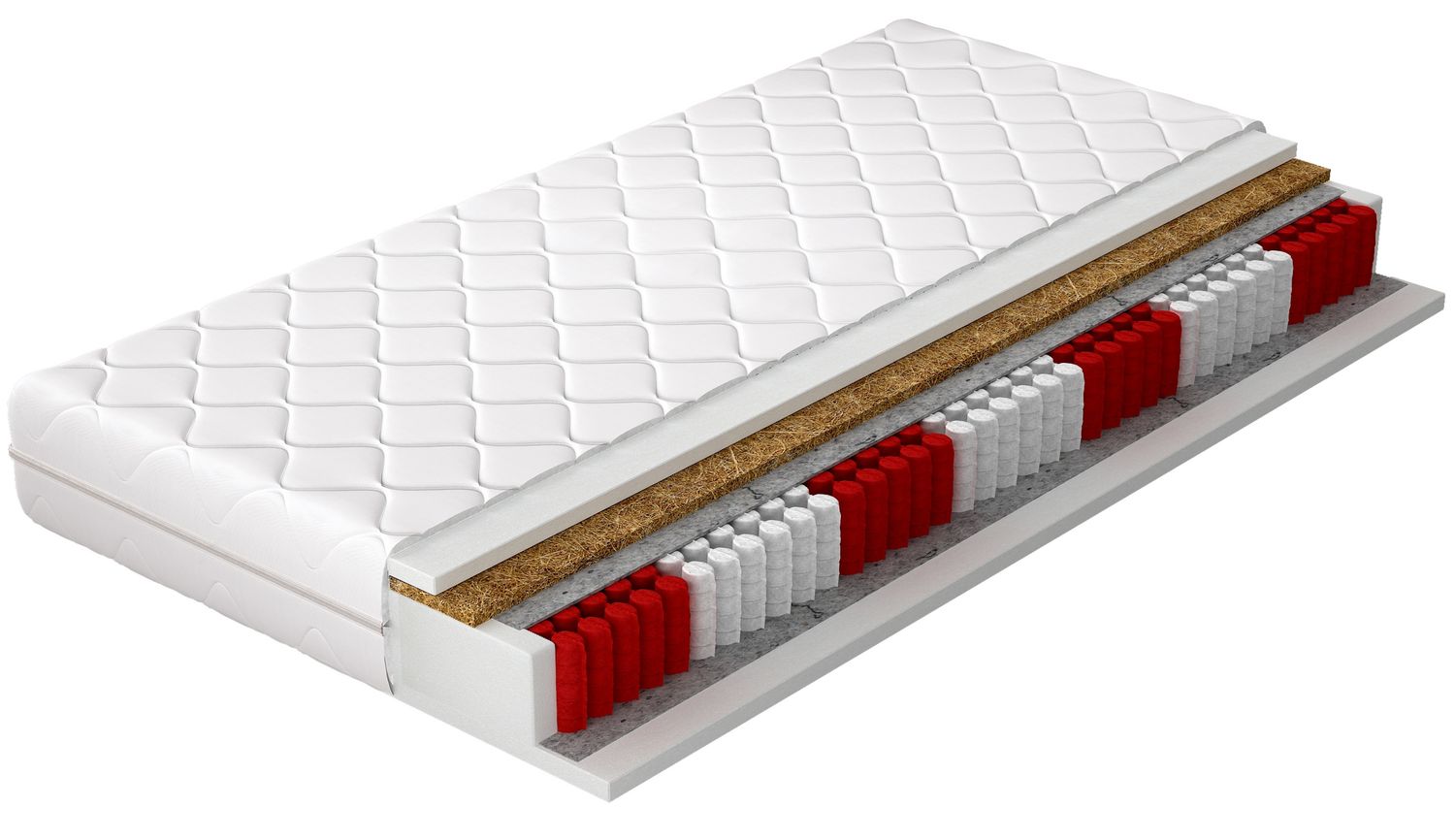 Pocket Spring Mattress Amore 5 | size: Length: 200cm, Width: 90cm | image: 0 | variant: 1013666