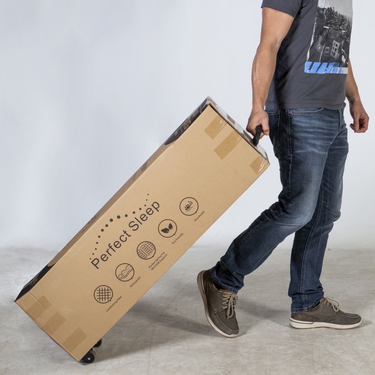 Pocket Spring Mattress East Chesham | size: Length: 200cm, Width: 90cm | image: 4 | variant: 1005022