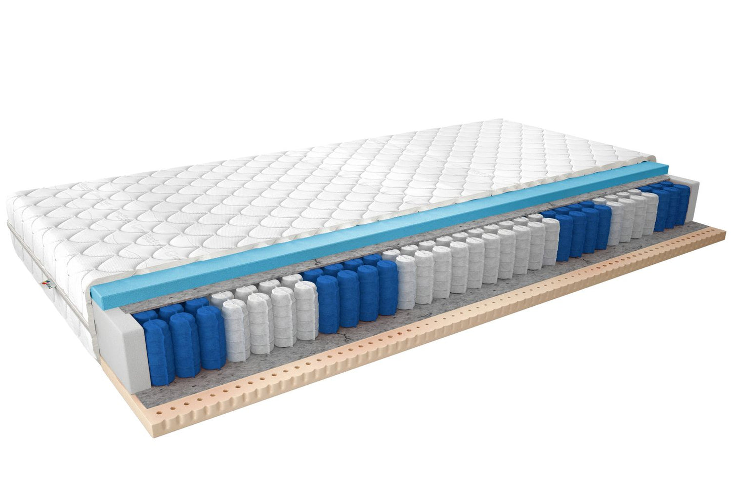 Pocket Spring Mattress Palmo 23 | size: Length: 200cm, Width: 160cm | image: 1 | variant: 1013264