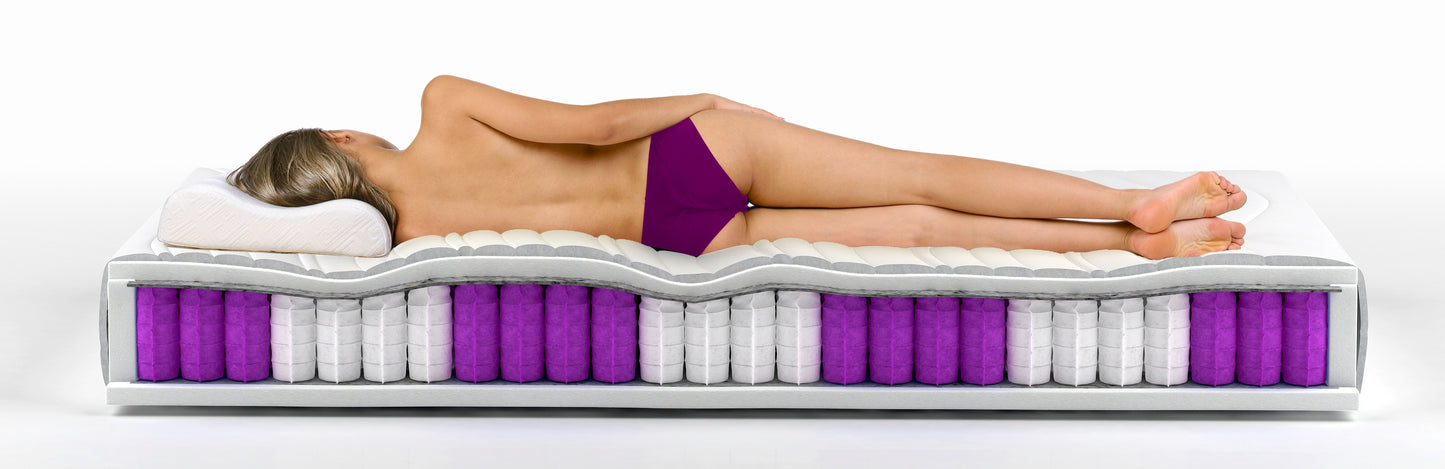 Pocket Spring Mattress Paola 20 | size: Length: 200cm, Width: 160cm | image: 3 | variant: 1013226