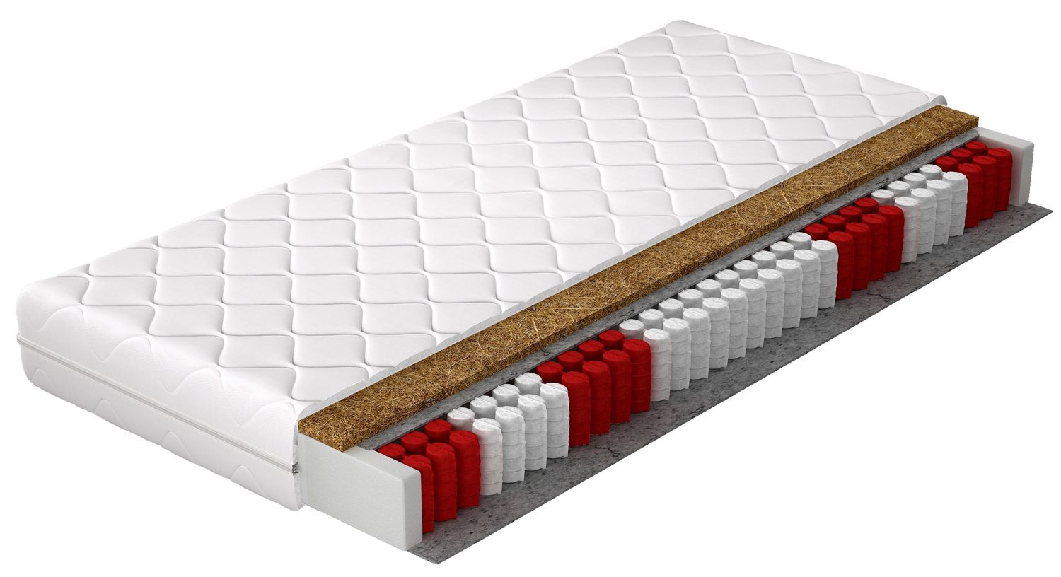 Pocket Spring Mattress Pini 20 | size: Length: 200cm, Width: 160cm | image: 0 | variant: 1013366