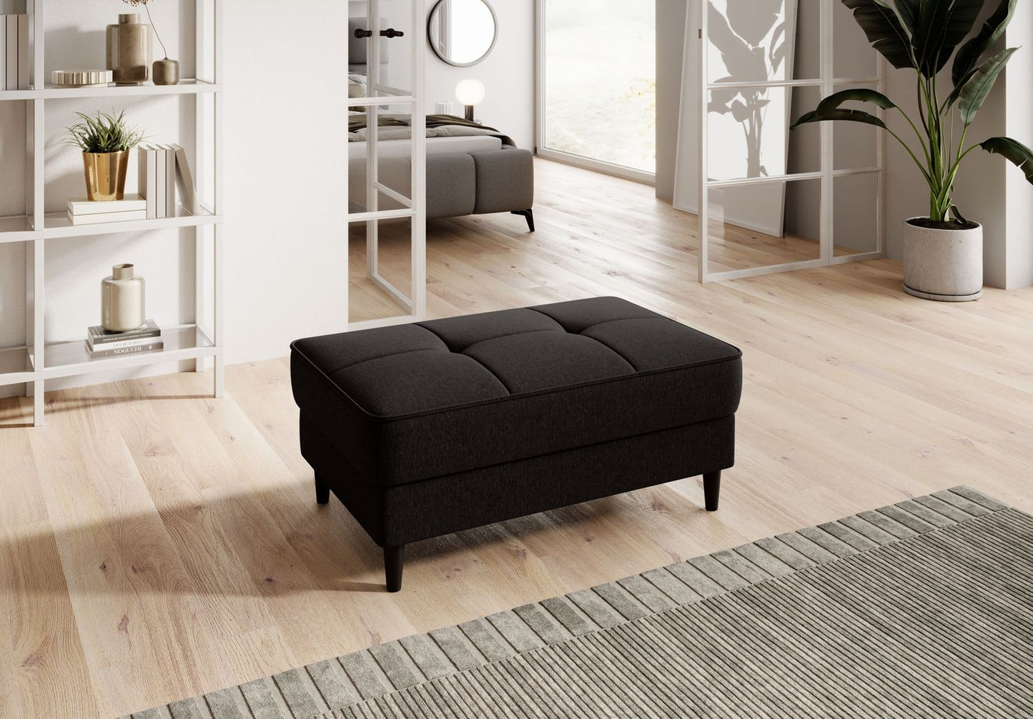 Pouf Bellis | size: Width: 97cm, Height: 42cm, Depth: 62cm | color: Flores | image: 1 | variant: 1005776