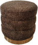 Pouf Blackwood | size: Width: 35cm, Height: 38cm, Depth: 35cm | color: Brown | image: 1 | variant: 1001424