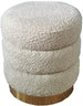 Pouf Blackwood | size: Width: 35cm, Height: 38cm, Depth: 35cm | color: White | image: 1 | variant: 1001426