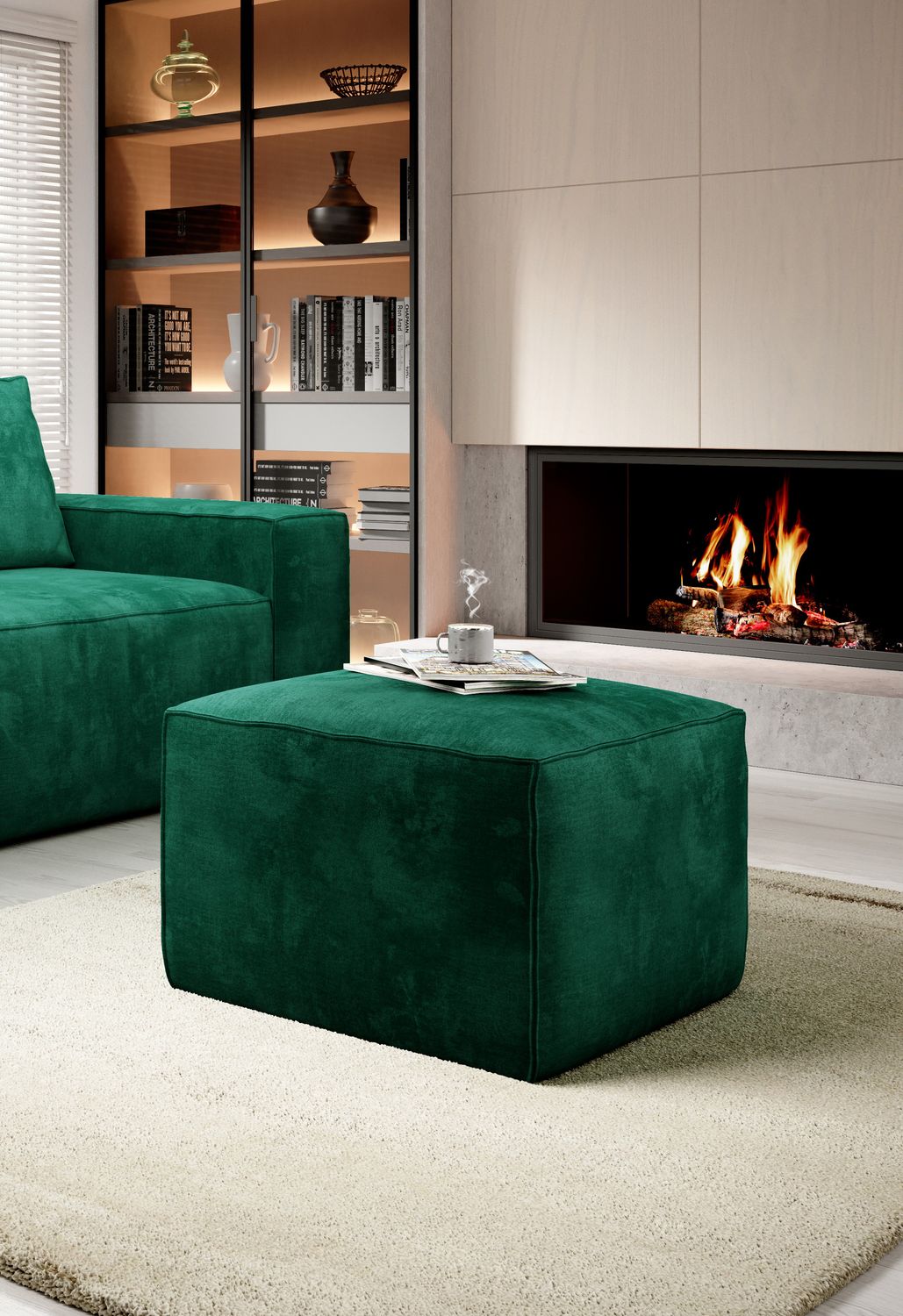 Pouf East Chertsey | size: Width: 88cm, Height: 51cm, Depth: 68cm | color: Nube | image: 1 | variant: 1010541