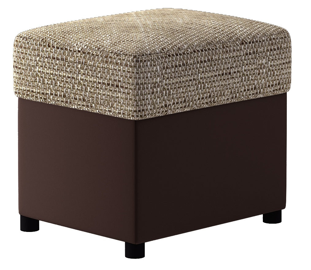 Pouf East Horsham | size: Width: 40cm, Height: 40cm, Depth: 45cm | color: Berlin/Soft | image: 0 | variant: 1010479