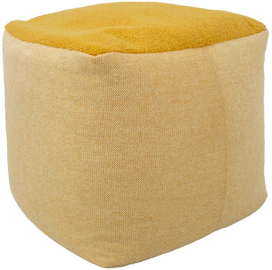 Pouf Ebbw Vale | size: Width: 55cm, Height: 45cm, Depth: 55cm | color: Yellow | image: 1 | variant: 1001412