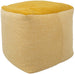 Pouf Ebbw Vale | size: Width: 55cm, Height: 45cm, Depth: 55cm | color: Yellow | image: 1 | variant: 1001412