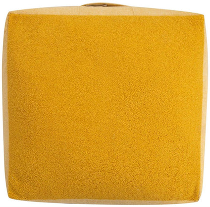 Pouf Ebbw Vale | size: Width: 80cm, Height: 30cm, Depth: 80cm | color: Yellow | image: 2 | variant: 1001416