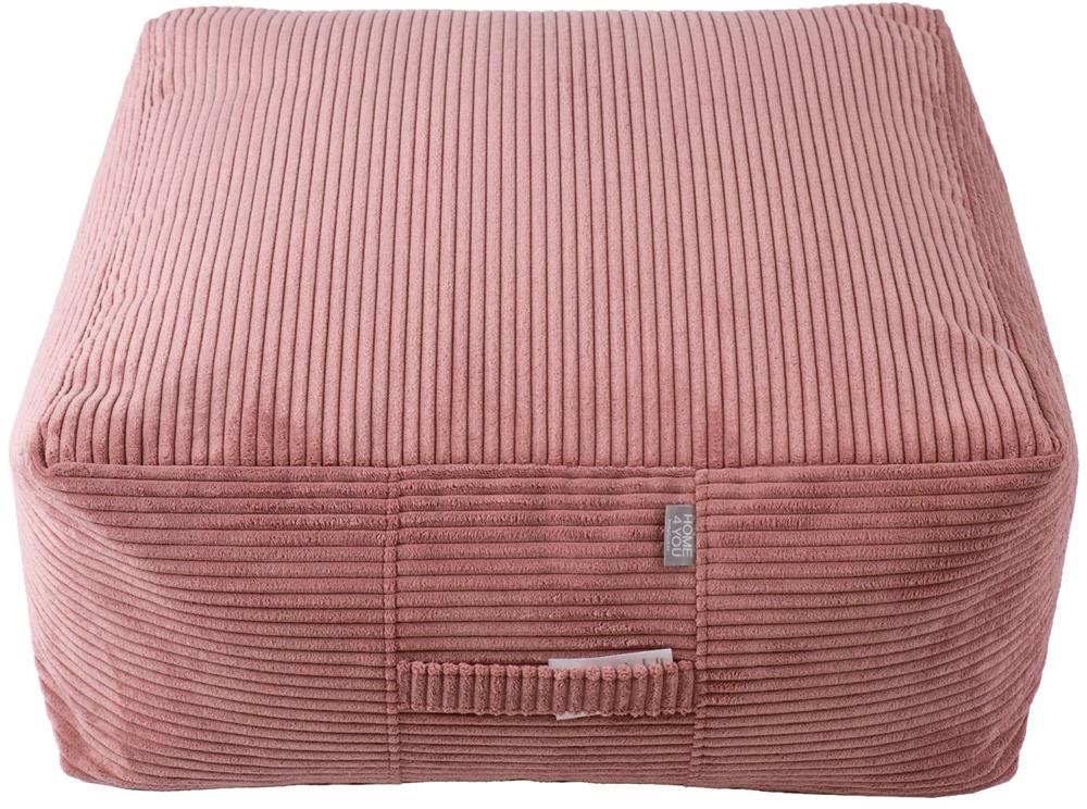 Pouf Hyper | size: Width: 80cm, Height: 30cm, Depth: 80cm | color: Pink | image: 2 | variant: 1006087