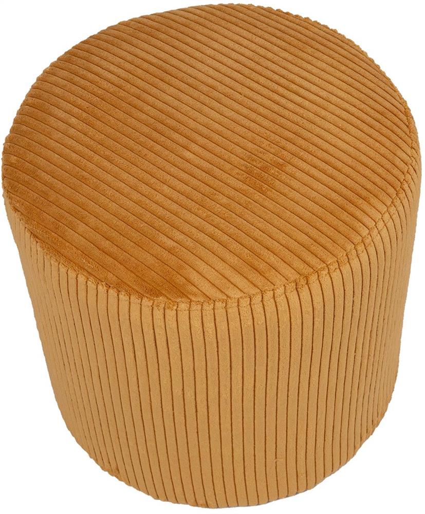 Pouf Ines | size: Width: 41cm, Height: 40.5cm, Depth: 41cm | color: Yellow | image: 2 | variant: 1006091