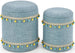 Pouf La Spezia | size: Width: 38cm, Height: 44cm | color: Blue | image: 0 | variant: 1003089