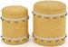 Pouf La Spezia | size: Width: 38cm, Height: 44cm | color: Yellow | image: 0 | variant: 1003090