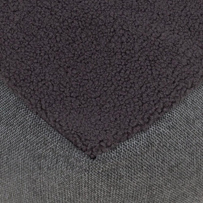 Pouf Lamb Bag 1 | size: Width: 80cm, Height: 30cm, Depth: 80cm | color: Gray | image: 3 | variant: 1006112