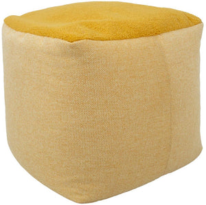 Pouf Lamb Bag | size: Width: 55cm, Height: 45cm, Depth: 55cm | color: Yellow | image: 1 | variant: 1006107