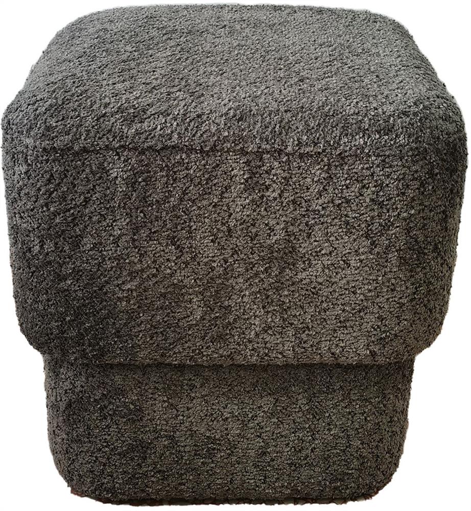 Pouf Laura | size: Width: 40cm, Height: 40cm, Depth: 40cm | color: Gray | image: 1 | variant: 1006116