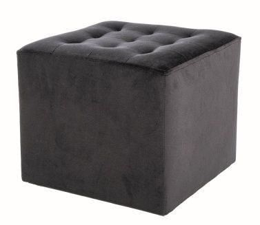 Pouf Lori | size: Width: 39cm, Height: 34cm, Depth: 39cm | color: Black | image: 0 | variant: 1006160