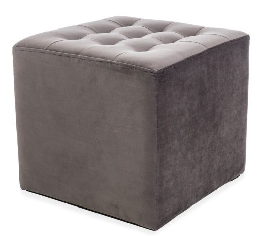 Pouf Lori | size: Width: 39cm, Height: 34cm, Depth: 39cm | color: Gray | image: 0 | variant: 1006163