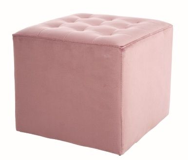 Pouf Lori | size: Width: 39cm, Height: 34cm, Depth: 39cm | color: Pink | image: 0 | variant: 1006159