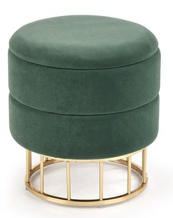 Pouf Minty | size: Width: 37cm, Height: 41cm, Depth: 37cm, Diameter: 37cm | color: Green | image: 0 | variant: 1006075