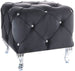 Pouf Oldham | size: Width: 50cm, Height: 46cm | color: Black/Silver | image: 0 | variant: 1004279