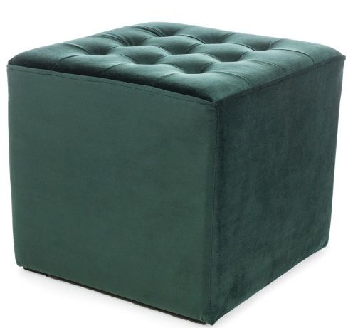 Pouf Peterborough | size: Width: 39cm, Height: 34cm, Depth: 39cm | color: Green | image: 0 | variant: 1004282