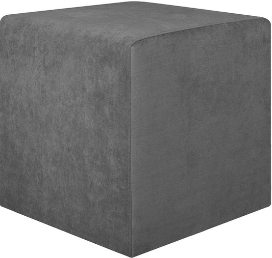Pouf Pontllanfraith | size: Width: 45cm, Height: 45cm, Depth: 45cm | color: Gray | image: 1 | variant: 1001428