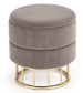 Pouf Rovigo | size: Width: 37cm, Height: 41cm, Depth: 37cm, Diameter: 37cm | color: Gray | image: 0 | variant: 1003092