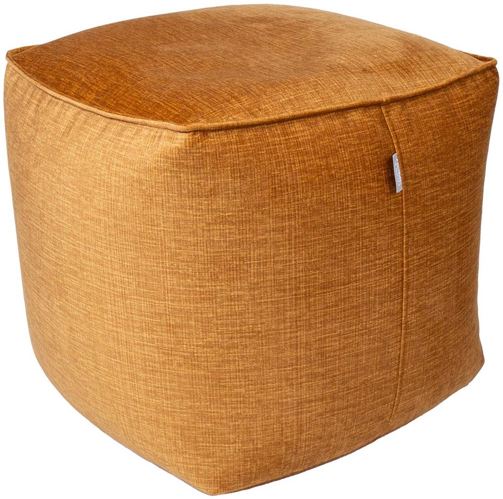 Pouf Voss | size: Width: 55cm, Height: 45cm, Depth: 55cm | color: Yellow | image: 1 | variant: 1006150