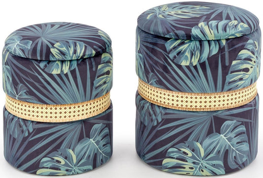 Pouf West Hemel | size: Width: 44cm, Height: 38cm | color: Multicolored | image: 0 | variant: 1007171