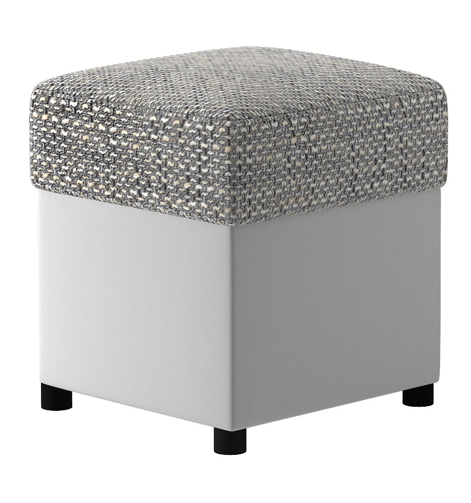 Pouf West Leningrad | size: Width: 35cm, Height: 35cm, Depth: 35cm | color: Berlin/Soft | image: 0 | variant: 1010470
