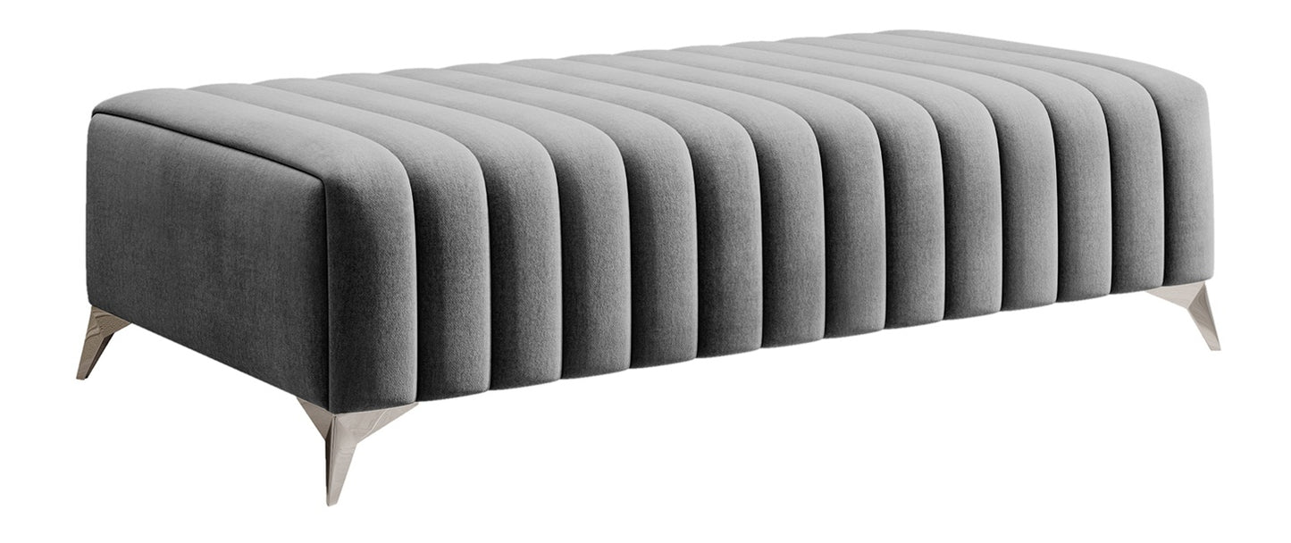 Pouf West London | size: Width: 132cm, Height: 36cm, Depth: 64cm | color: Nube | image: 0 | variant: 1010335