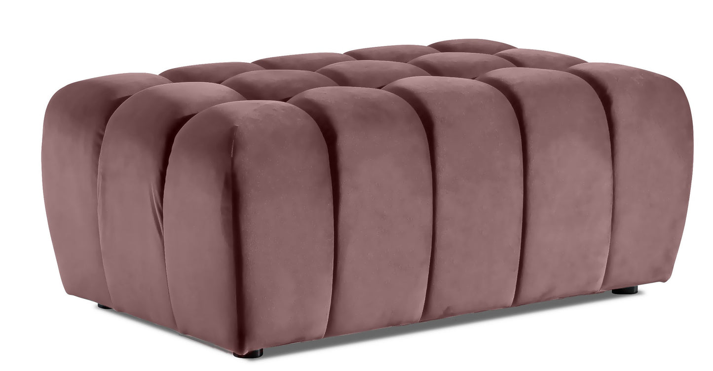 Pouf West Orebro | size: Width: 102cm, Height: 40cm, Depth: 64cm | color: Mat/Velvet | image: 0 | variant: 1010360