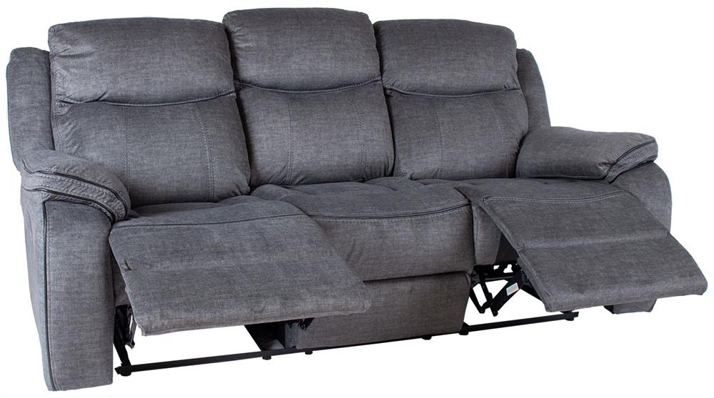 Recliner Gentry | size: Length: 98cm, Height: 105cm, Depth: 213cm | color: Gray | image: 2 | variant: 1017628