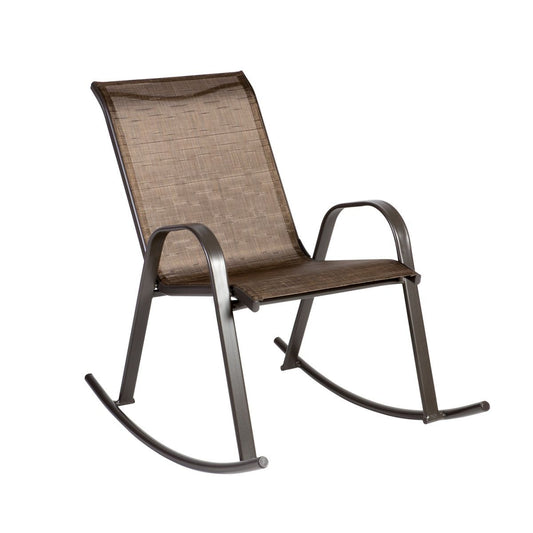 Rocking Chair Bracknell | size: Width: 90cm, Height: 91cm | color: Brown | image: 1 | variant: 1004778