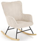 Rocking Chair Caserta | size: Width: 72cm, Height: 98cm, Depth: 88cm | color: Beige | image: 0 | variant: 1003070