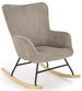 Rocking Chair Caserta | size: Width: 72cm, Height: 98cm, Depth: 88cm | color: Gray | image: 0 | variant: 1003072