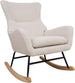 Rocking Chair Ferndale | size: Width: 69cm, Height: 96cm, Depth: 80cm | color: Beige | image: 1 | variant: 1001383