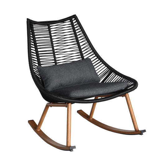 Rocking Chair Helsinki | size: Width: 64cm, Height: 84cm | color: Black | image: 1 | variant: 1010526