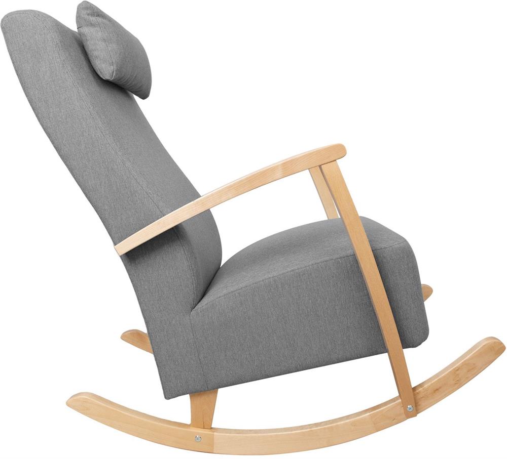 Rocking Chair Venla | size: Width: 65.5cm, Height: 104cm, Depth: 102cm | color: Gray | image: 4 | variant: 1005732