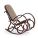Rocking Chair Viterbo | size: Length: 90cm, Width: 52cm, Height: 95cm, Depth: 90cm | color: Brown | image: 1 | variant: 1003074