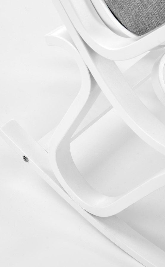 Rocking Chair Viterbo | size: Width: 52cm, Height: 95cm, Depth: 90cm | color: White/Grey | image: 3 | variant: 1003076