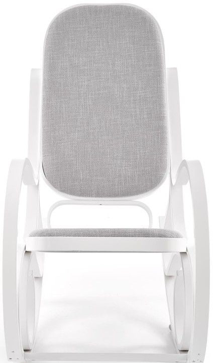 Rocking Chair Viterbo | size: Width: 52cm, Height: 95cm, Depth: 90cm | color: White/Grey | image: 5 | variant: 1003076