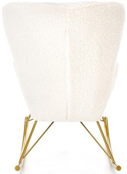 Rocking Chair West Sevenoaks | size: Width: 72cm, Height: 106cm, Depth: 100cm | color: White | image: 4 | variant: 1007243