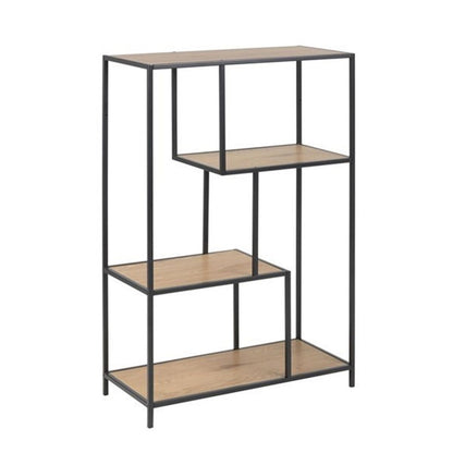 Shelf Aberystwyth | size: Width: 77cm, Height: 114cm, Depth: 35cm | color: Black | image: 1 | variant: 1000168