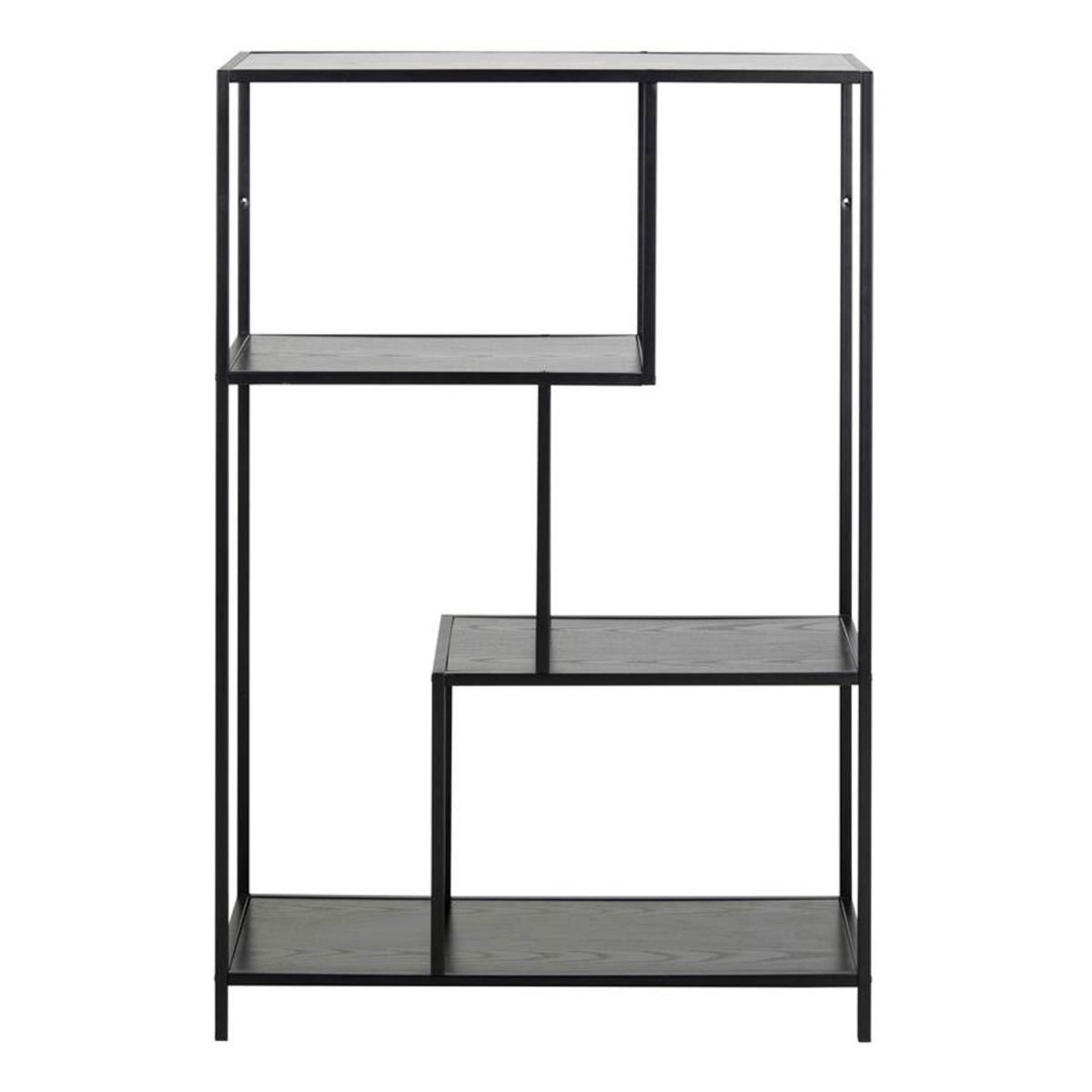 Shelf Aberystwyth | size: Width: 77cm, Height: 114cm, Depth: 35cm | color: Black | image: 2 | variant: 1000167