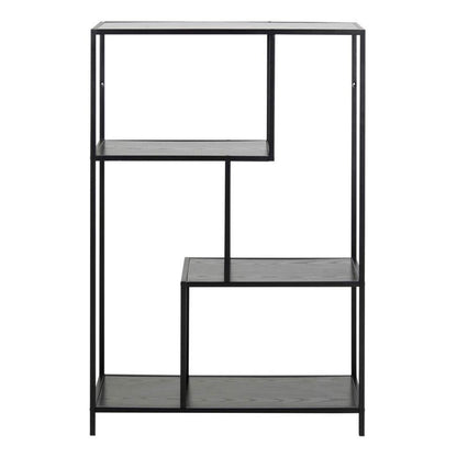Shelf Aberystwyth | size: Width: 77cm, Height: 114cm, Depth: 35cm | color: Black | image: 2 | variant: 1000167