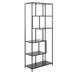 Shelf Aberystwyth | size: Width: 77cm, Height: 185cm, Depth: 35cm | color: Black | image: 1 | variant: 1000180